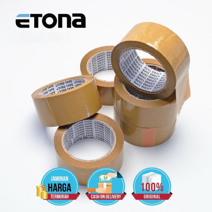 

Lakban Etona 90 Yard Coklat. Lebar 45Mm, Hampir 2 Inches. Terpercaya Kode 1171