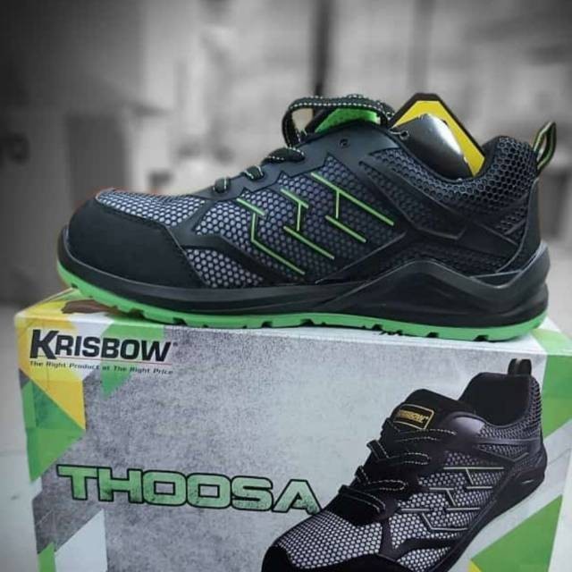 [New Ori] Sepatu Safety Krisbow Thoosa Original 100 Missing Diskon