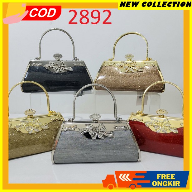 Tas Wanita Import Branded Terbaru Original Mewah Dompet Mini Impor Korea Murah Kondangan Branded Clu