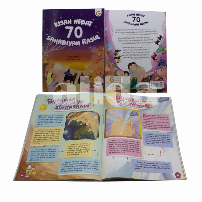 

Jual!! Buku Anak Kisah Hebat 70 Sahabiyah Rasul Sahabat Nabi Buku cerita anak