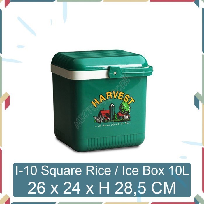MICTON LION STAR I-10 SQUARE RICE ICE BOX 10 LITER TERMOS NASI ES BATU