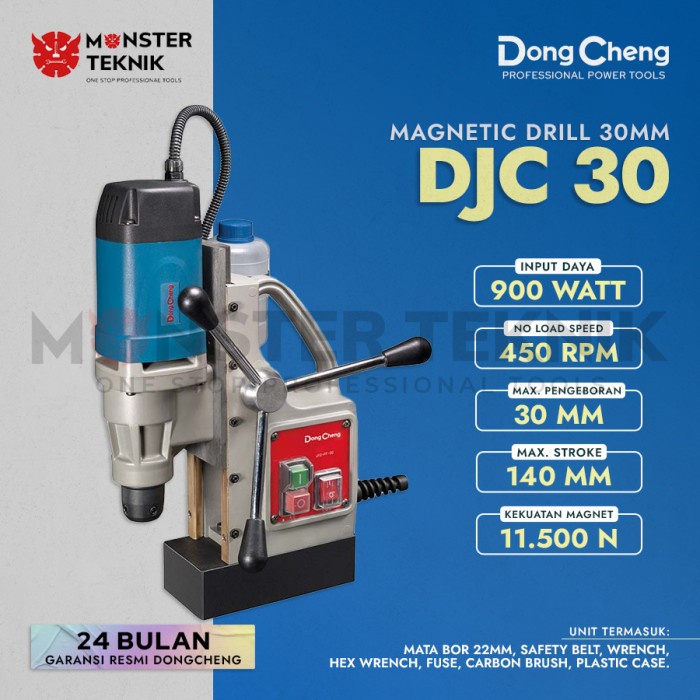 Promo Mesin Bor Magnet Dongcheng Magnetic Drill 30 Mm 900W Djc30