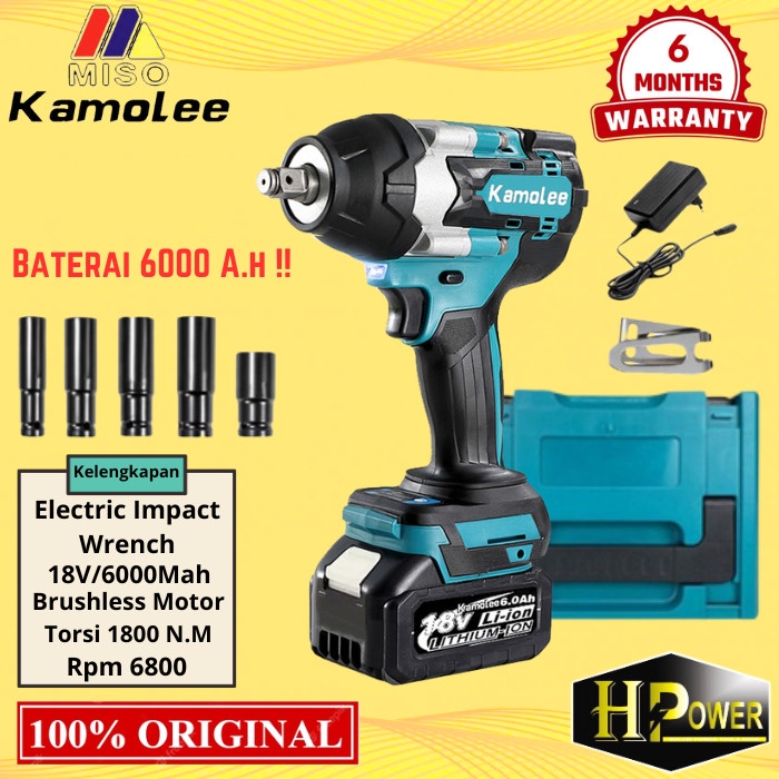 Promo Cordless Impact Wrench 1800Nm - 18V - Kamolee