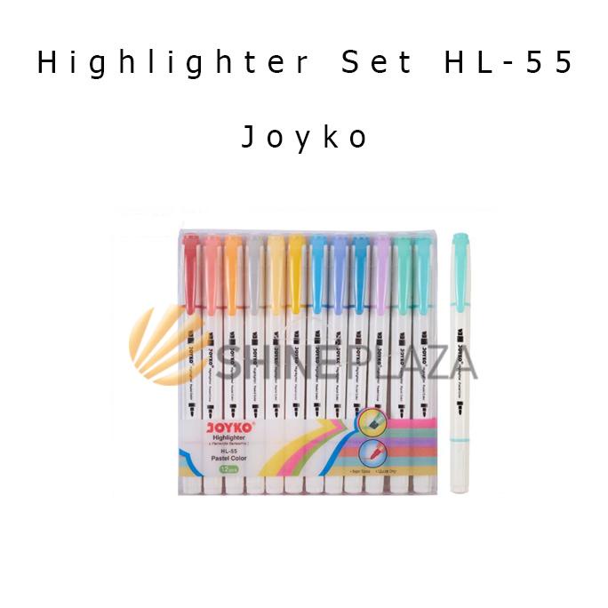 

Berkualitas Highlighter Joyko HL-55 - Highlighter Joyko Pastel Color HL-55 ~