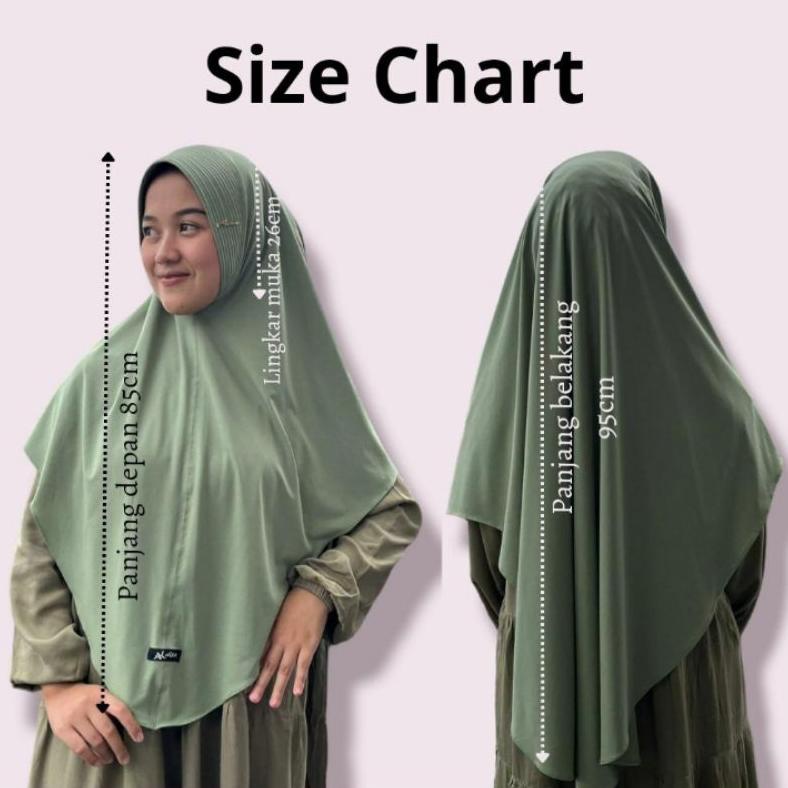 Special - Alwira.outfit jilbab instan size L original by Alwira ~