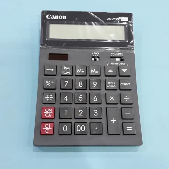 

KALKULATOR CANON AS 2200R ORIGINAL - 12 DIGIT - 2 POWER -CHECK CORRECT