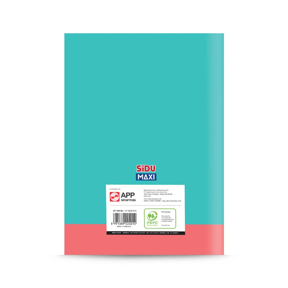 

Terjangkau - SiDU Maxi Buku Tulis 42 Lembar - 5 buku ~