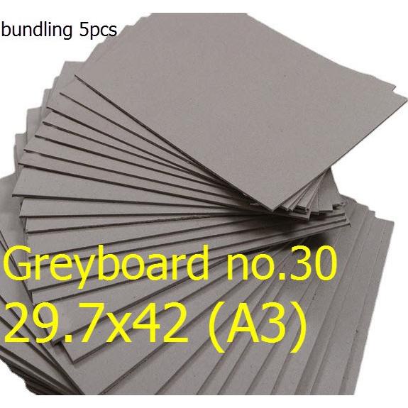 

Kekinian - Greyboard no.30 / bot karton hard board - 29.7x42 (A3) bundling !!