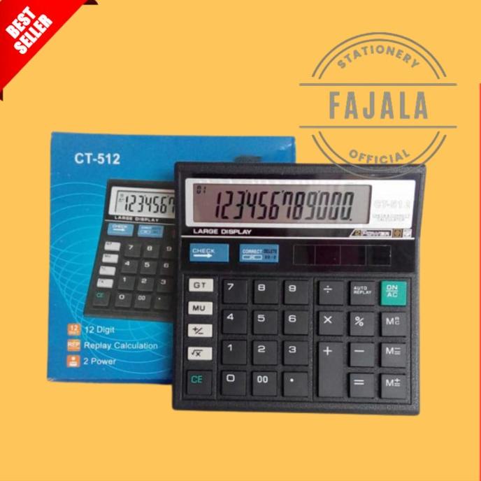 kalkulator citizen ct 512 12 digit Original Berkualitas