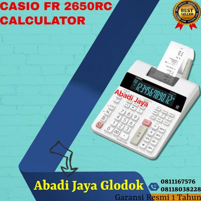 

CASIO FR 2650RC CALCULATOR