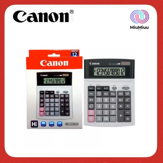 

KALKULATOR LAYAR BESAR 12 DIGIT CANON WS-1210Hi III CALCULATOR