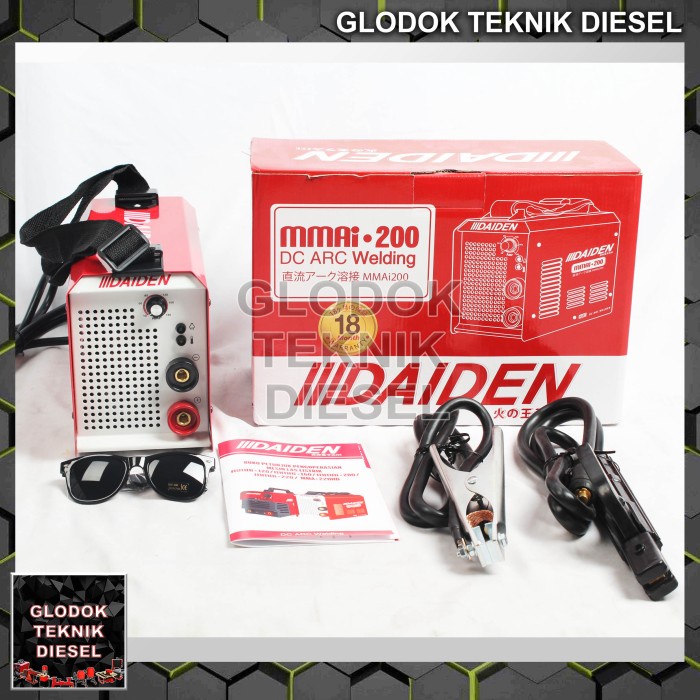[Original] Daiden Mma 200 Trafo Las Mesin Las Igbt Welding Diskon