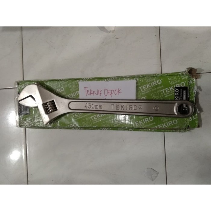 ✅New Kunci Inggris 24 Inch Tekiro Kunci Besar Adjustable Wrench Serbaguna Terbatas