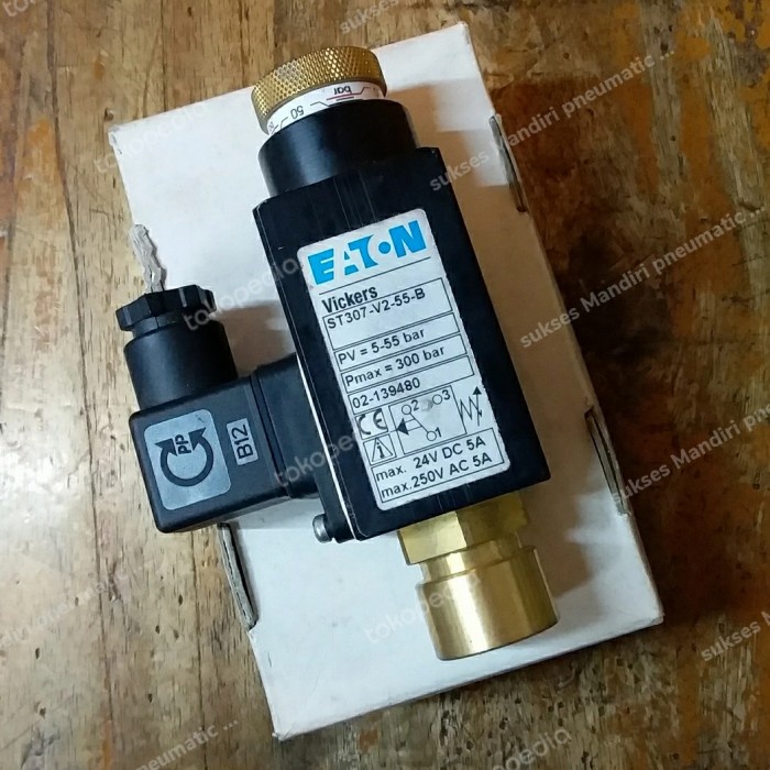 ✅Baru Pressure Switch Eaton St307-V2-55-B/02-139480 St307 Terbaru