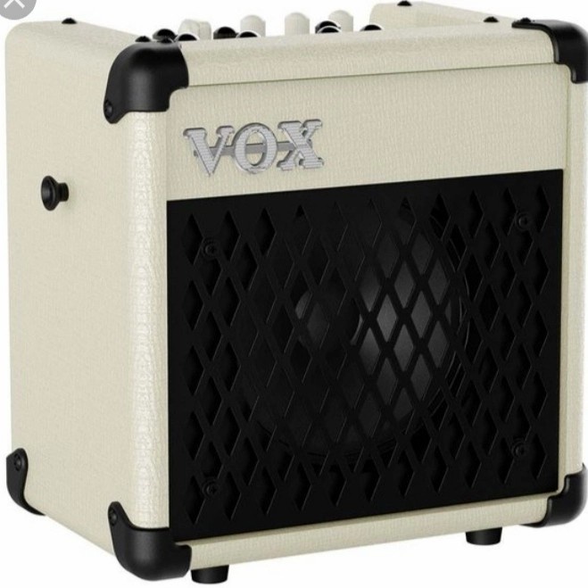 [Ori] Vox Guitar Amplifier Mini 5 Rm Ivory Colour Berkualitas