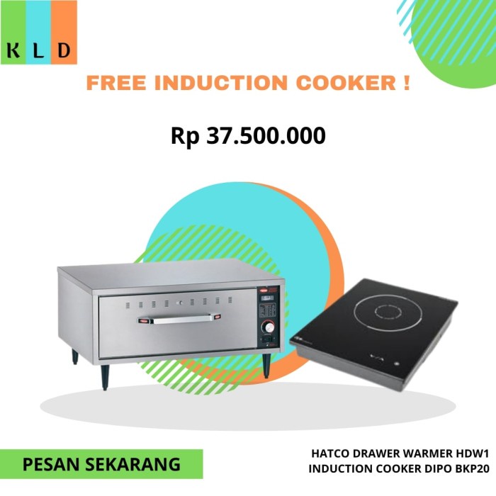 [New Ori] Hatco Drawer Warmer-Hdw1 Free Induction Cooker Dipo Bkp20 Berkualitas
