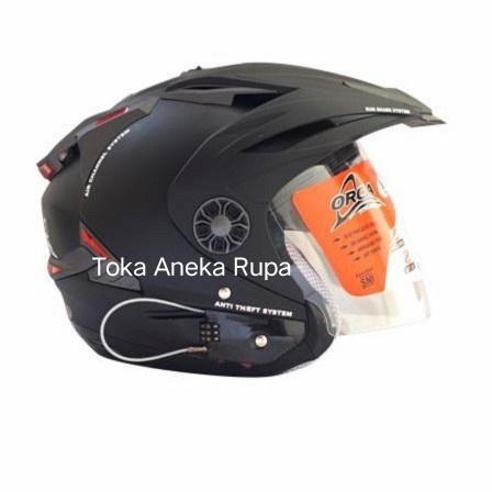 [New Ori] Orca Spider Black Doff Helm Half Face L Limited