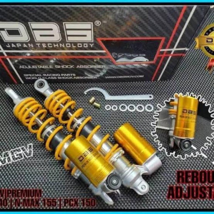 [Baru] Shock Tabung Bawah Dbs Premium 335Mm Nmax-Adv-Pcx-Xmax Bisa Sameday