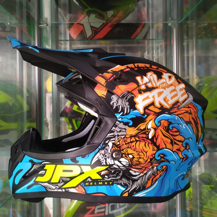 [New Ori] Helm Cross Fox V2 Original Bisa Gojek