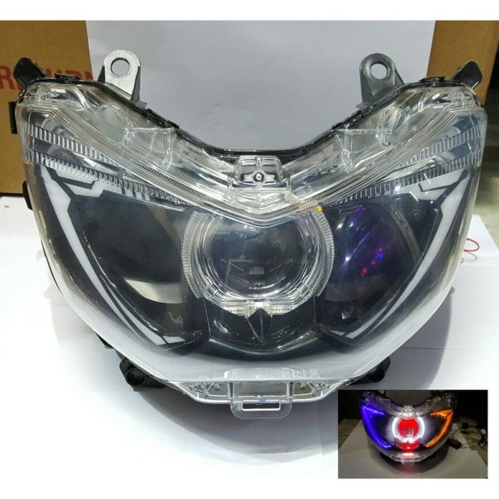 [Baru] Headlamp Nmax Old Biled Projector Alis Audy Limited