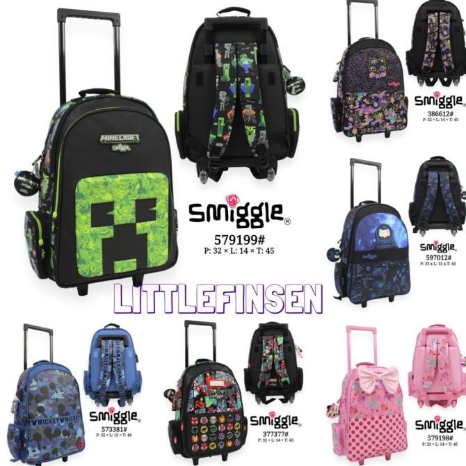 Best Seller Smiggle Trolley Bag/Tas Trolley Smiggle/Tas Trolley Anak Pengiriman Cepat