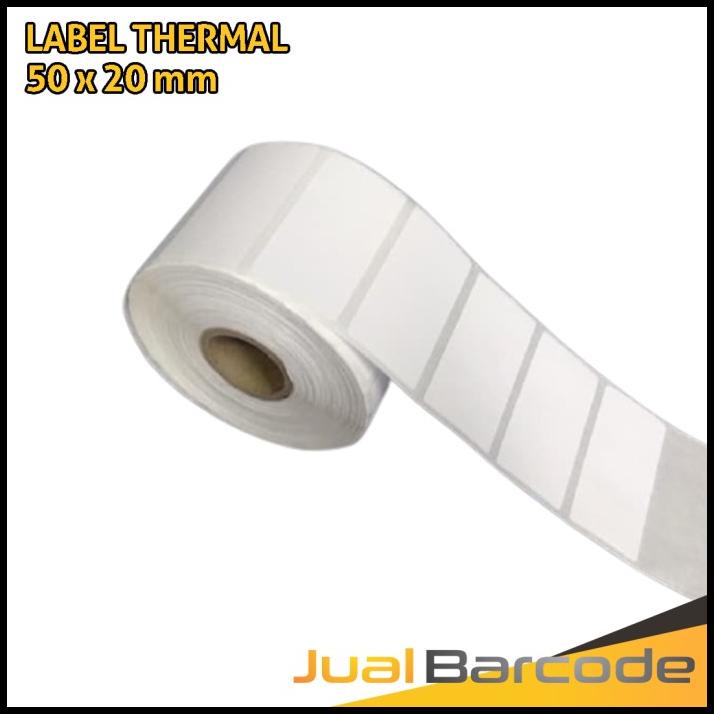 

DISKON LABER STICKER BARCODE 50X20MM 1 LINE 1000PCS THERMAL GAP2MM CORE 1'