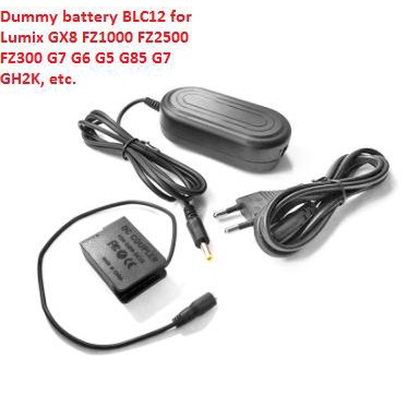 Dummy Battery Blc12 For Gx8 Fz1000 Fz2500 Fz300 G7 G6 G5 G85 G7 Limited Edition