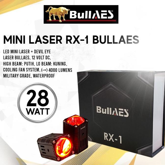 Mini Laser RX-1 28 Watt Merk Bullaes