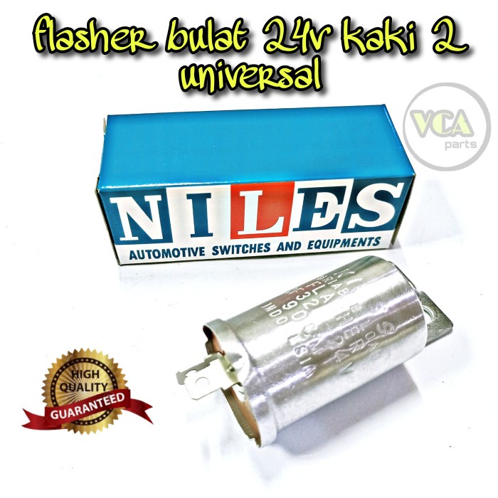 FLASHER BULAT 24V KAKI 2 UNIVERSAL MERK NILES best