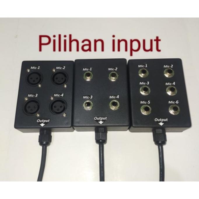 (@) Paralel mic Splitter spliter mic gabung mic parallel