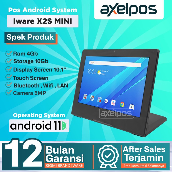 Katlen Mesin Kasir Pos All In One Dekstop Android Pos System Iware X2S 4/16Gb