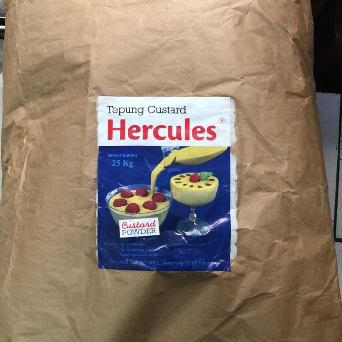 

Populer Hercules Custard Powder - Tepung Custard 25 Kg