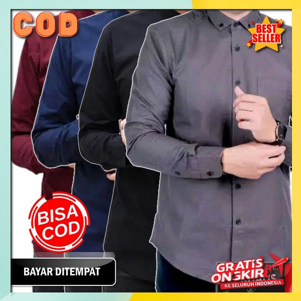 Kemeja Peria Dewasa Kmeja Cowo Remaja Kemejan Casual Termurah Baju Bapak2 Terlaris Krmeja Bapak-Bapa