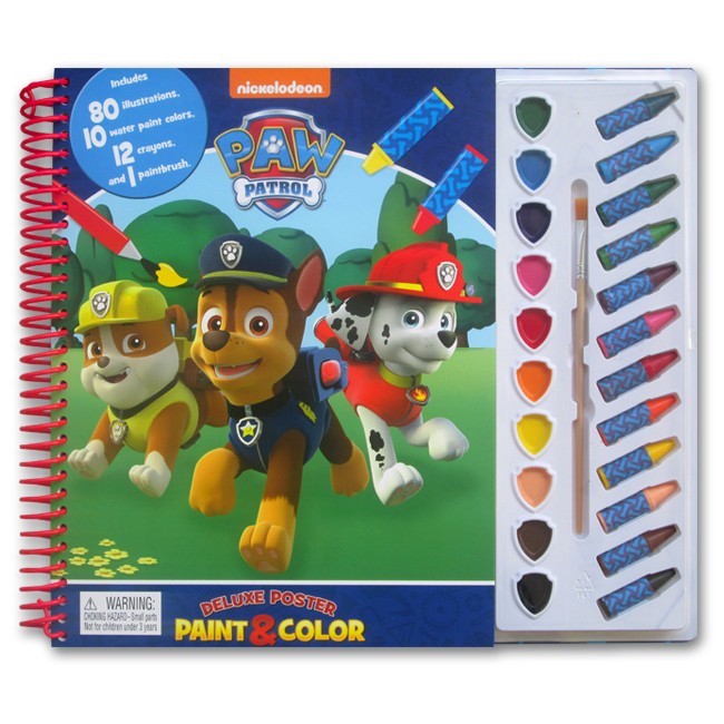 

Promo Paw Patrol Deluxe Poster Paint & Color Book