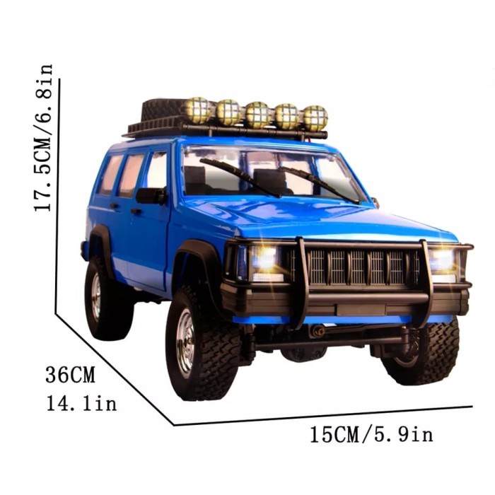 RC MOBIL JEEP CHEROKEE MN 78 MN78 RTR 1/12 4WD OFF ROAD ADVENTURE RTR ORIGINAL TERBARU