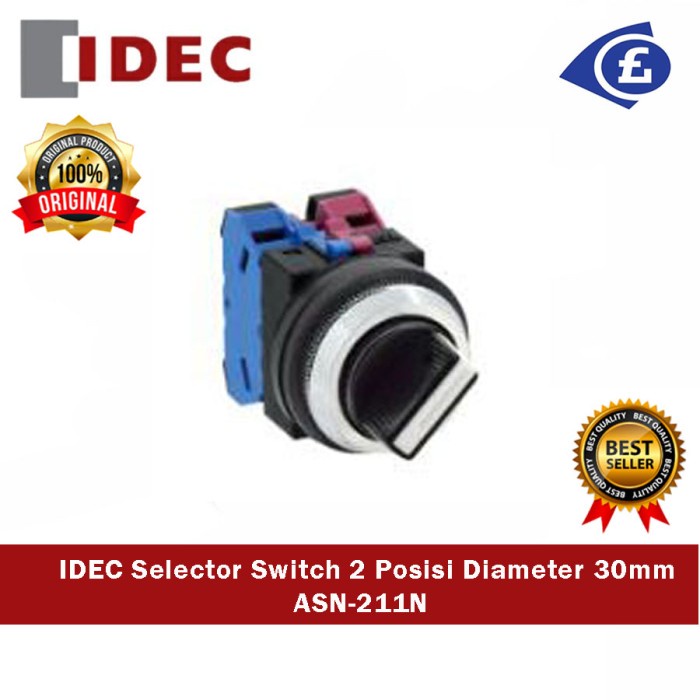 Promo Selector Switch 2Posisi Asn-211N Diameter 30Mm