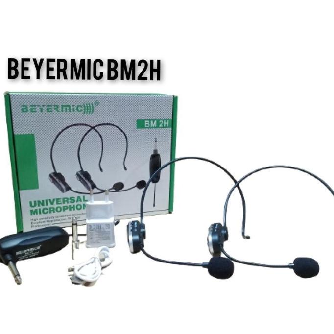 Mic Wireless Beyermic BM2H BM 2H isi 2 Headset Telinga Imam Bando ORI