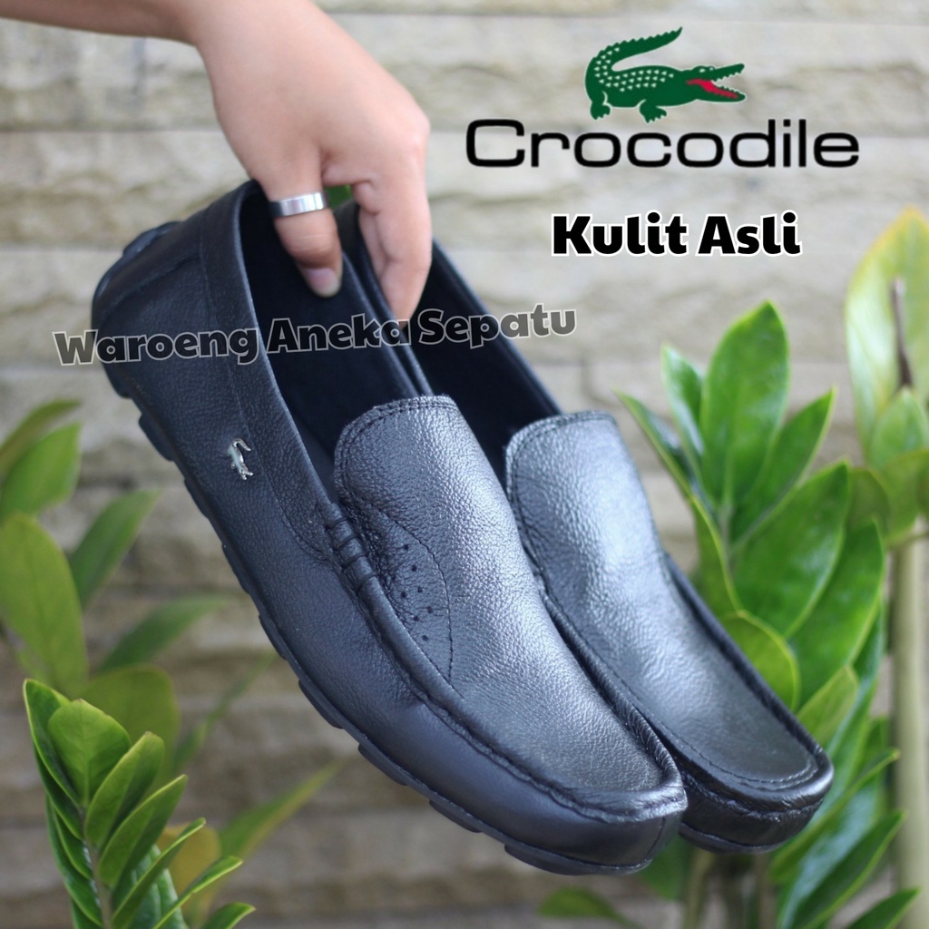 Sepatu CROCODILE Slip On Sop Santai Sepatu Formal Kerja Kantor Kerja Lapangan Sepatu Main Sepatu Jal