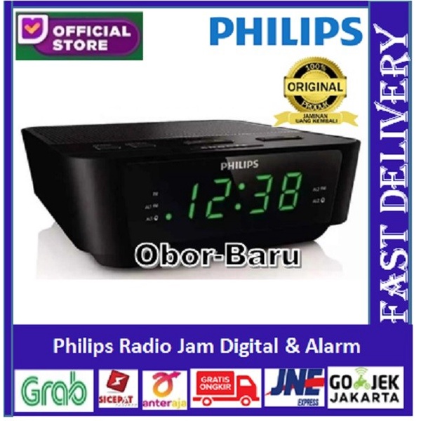 Promo Philips Radio Jam Digital Alarm Aj3116 - Original Philips