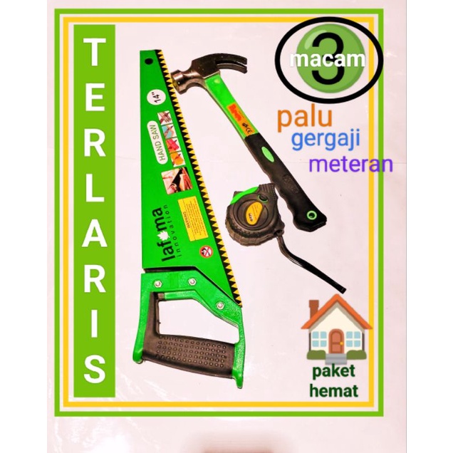 ALAT TUKANG BANGUNAN TERLARIS/PAKET HEMAT ALAT TUKANG