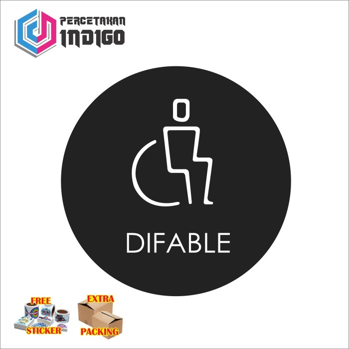 

Promo papan akrilik acrylic bulat difable type b Elegan