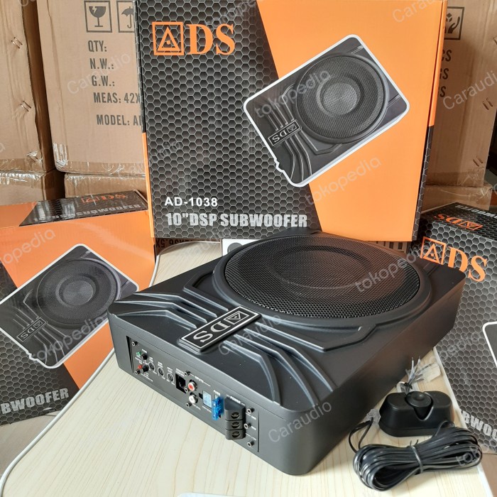 Promo Subwoofer Kolong Ads Ad-1000N 10 Inch Sub Aktiv Kolong Jok Mobil Terbaru