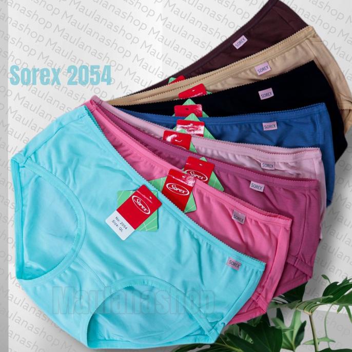 GIRL'S TIME CELANA DALAM WANITA / SOREX / 6PCS CD SOREX 2054 SANIBUNGA5