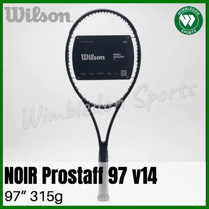 Promo Raket Wilson Noir Pro Staff 97 V14 / Raket Wilson Prostaff Noir 97 V14