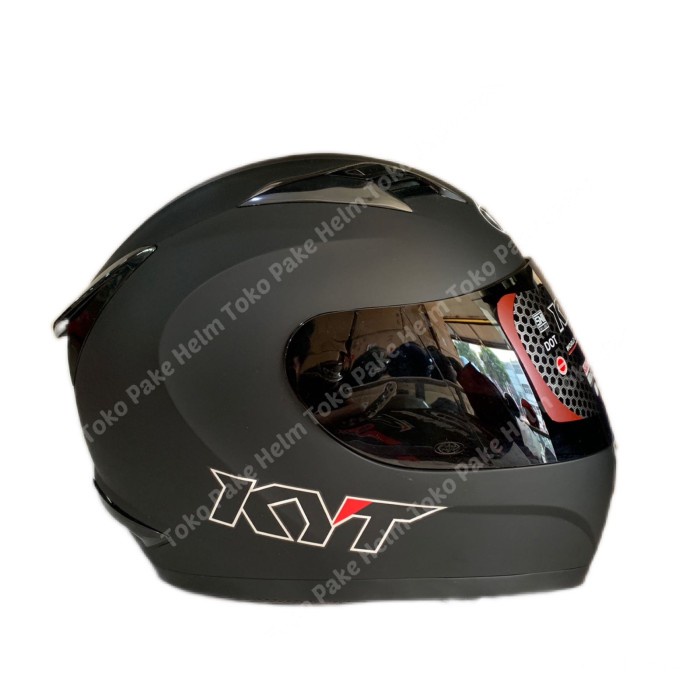 Helm Kyt R10 Black Doff Full Face