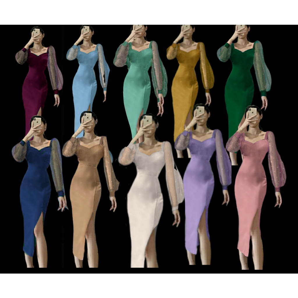 Dress Natal Wanita Dewasa 2024 Panjang Terbaru 2023 Gaun Cewek Drss Natali Tunik Bju Lebaran Setelan