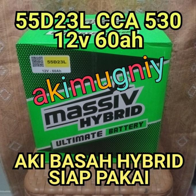 Aki Mobil Juke Serena Camry Xtrail Alphard 55D23L Hybrid Gs Incoe Gold