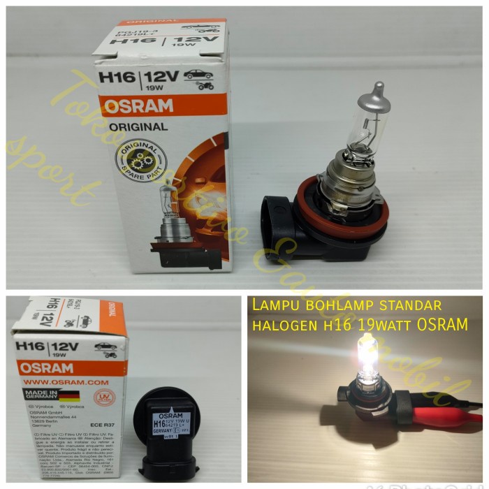Lampu osram bohlamp foglamp kabut H16 19w 12v OSRAM Made in Jerman star