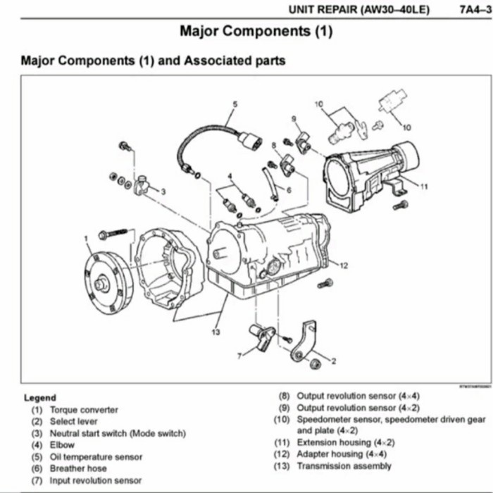 Terbaru Manual Book Buku Panduan Repair Gearbox Matic Fortuner Innova Aw30-40E Promo Terlaris