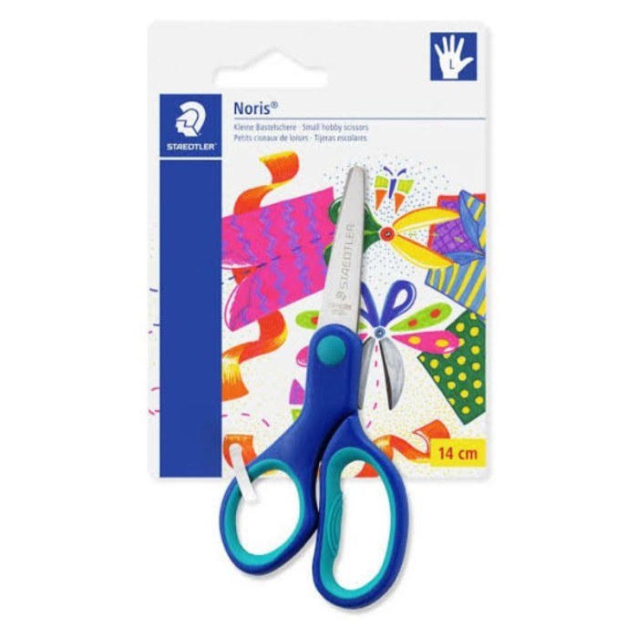 

Promo Staedtler Noris Club Left Hand Hobby Scissor Gunting Kidal Tangan Kiri